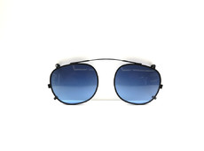 MOSCOT - CLIPTOSH - Matte Black - Lenti: Zaffiro Degradante